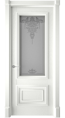 Дверь межкомнатная Палермо эмаль и лак 600x2000 Emal Belaya