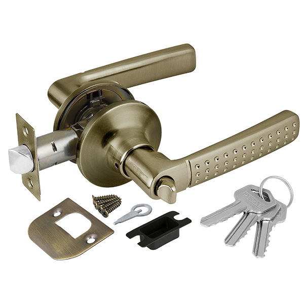 Ручка Punto (Пунто) защелка DK626 AB-ET (6026 AB-E) (кл./фик.) бронза