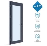 Пластиковая входная дверь VEKA WHS 60 ( 900ш х 2000в ) двухкамерная, Белый/Антрацит dveri4017