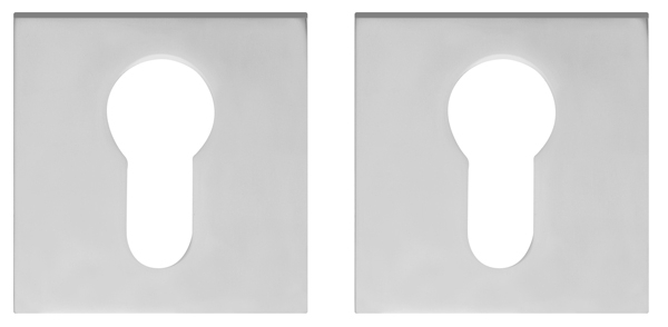 Накладка Fuaro (Фуаро) под цилиндр ET.K.DM51 (ET DM) CP-8 хром