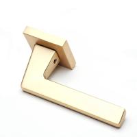 Hausdoors Дверная ручка Лаго ZN BB (мат золото)