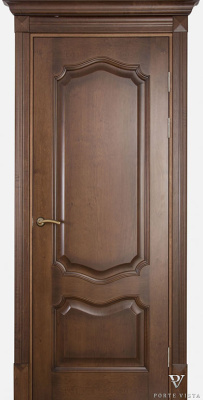 Дверь межкомнатная Престиж натуральный шпон цвета на выбор глухая