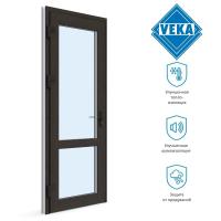 Пластиковая входная дверь VEKA WHS 60 ( 800ш х 2100в ) двухкамерная, Белый/Темно-коричневый dveri6071
