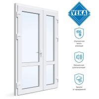 Штульповая входная дверь пвх VEKA WHS 60 ( 1500ш х 2100в ) однокамерная dveri2027