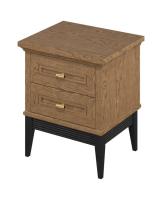 Тумба прикроватная 2 ящика спальня 1705/Дуб МЕДОВЫЙ
