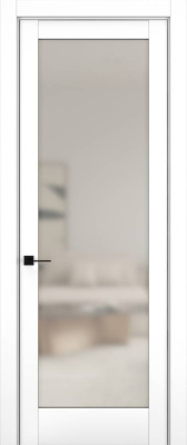 Дверь Керамик снежный 8 NC ст.просветленное 2000*1000