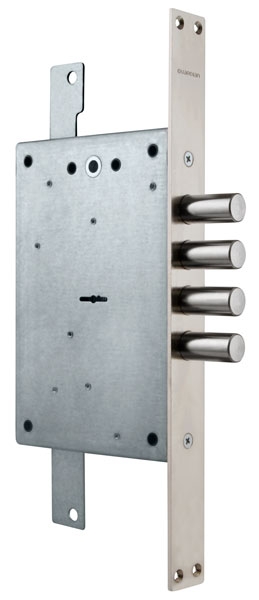 Замок Guardian (Гардиан) врезной сувальдный ЗВ 20.02 Т с тягами, 5 кл. /123:223/