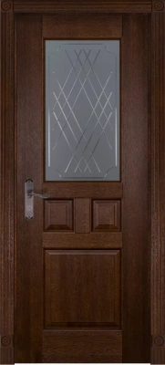 Межкомнатная дверь «Тоскана ДО» 2000 x 600 Античный орех