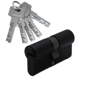 Механизм цилиндровый  Z70 (35x35) BL 5 ключей (черный)