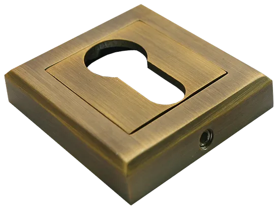 Накладка на евроцилиндр MH-KH-S COF квадратная, цвет кофе