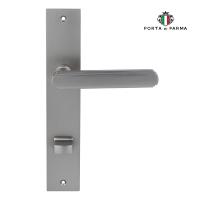 Дверная ручка на планке PORTA DI PARMA Glamour Матовый никель 2417.14.WC