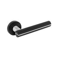 Fantom Дверная ручка Грейс, мат. черный/хром блест.