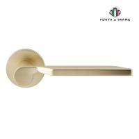 Дверная ручка на розетке PORTA DI PARMA Levante Матовое золото 119.07