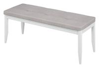 Банкетка (ткань Вельвет люкс 063) 1750/WHITE