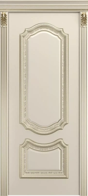 Межкомнатная дверь «Сюита Лакшери В2.0 ДГ» 2000 x 600 shampanspatinoybeloezoloto
