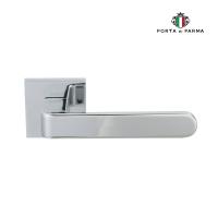 Дверная ручка на розетке PORTA DI PARMA Fedra Полированный хром 213.01