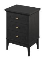 Тумба прикроватная 3 ящика спальня 1704/DARK