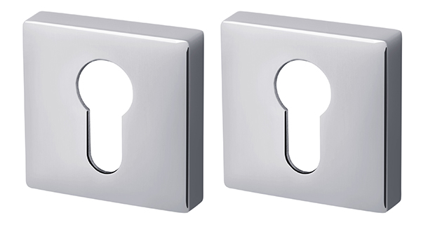 Накладка Armadillo (Армадилло) под цилиндр ET.K.USQ52 (ET USQ) CP-8 хром