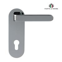 Дверная ручка на планке PORTA DI PARMA Fedra Полированный хром 2113.01.CYL