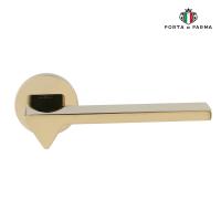 Дверная ручка на розетке PORTA DI PARMA Ama PVD Полированное золото 104.06