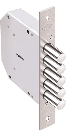 Замок Elbor (Эльбор) врезной сувальдный Гранит 1.06.01, 5 кл. (длинный ключ)