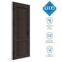 Пластиковая входная дверь VEKA WHS 60 ( 900ш х 2000в ) двухкамерная, Белый/Темно-коричневый dveri5998