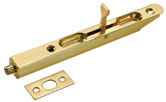 Шпингалет дверной OL160 PG, цвет золото, сталь