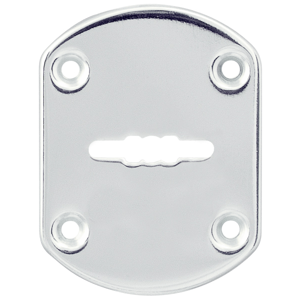 Декоративная Punto (Пунто) накладка ESC021/0-SS (нержавейка) на сув. замок без шторки (1 шт.) тех.упак.