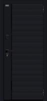 Металлическая дверь Лайнер-3 Total Black/Nordic Oak