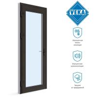 Пластиковая входная дверь VEKA WHS 60 ( 850ш х 2100в ) двухкамерная, Белый/Темно-коричневый dveri6120
