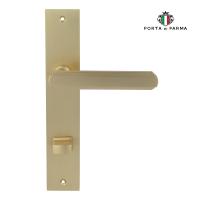 Дверная ручка на планке PORTA DI PARMA Glamour Матовое золото 2417.07.WC