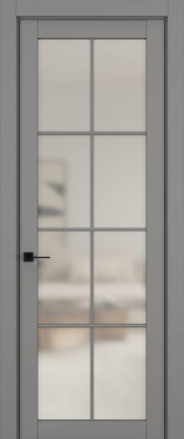 Дверь Керамик серый 5 NC ст.просветленное 2000*1000