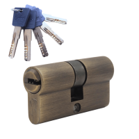 Механизм цилиндровый  P70 (35х35) АВ 5 ключей (бронза)