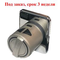 Utopic Ok - Дверной замок на шток цилиндра - Серебро - Прямоугольное, хром блестящий