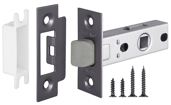 Защелка Fuaro (Фуаро) врезная PLASTP12-45-25 GR графит