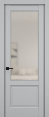 Дверь Шеллак серый 4 SC ст.просветленное 2000*1000