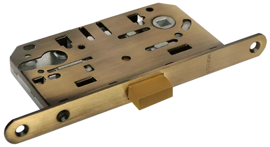 Защелка межкомнатная M1885 AB магнитная под цилиндр, цвет - бронза