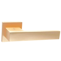 Ручки дверные алюминиевые V87SG SL (сатин золото)