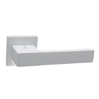 Ручки дверные алюминиевые V87WH SL (белый)