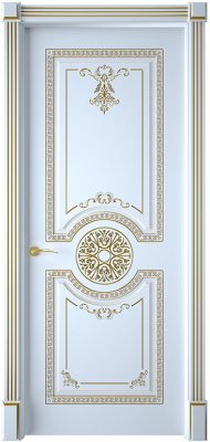 Дверь межкомнатная Версаль эмаль и лак эмаль слоновая кость