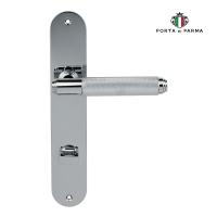 Дверная ручка на планке PORTA DI PARMA Exa Zig   Полированный хром 2301.01.WC