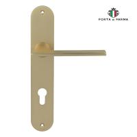 Дверная ручка на планке PORTA DI PARMA Alato Матовое золото 2314.07.CYL