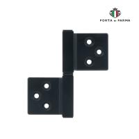 Петля универсальная флажковая PORTA DI PARMA Innovation Чёрный H.20.03