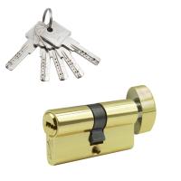 Механизм цилиндровый (5 ключей) кл/в. NC60-5 PB (золото)