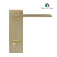 Дверная ручка на планке PORTA DI PARMA Italia Матовое золото 2206.07.WC