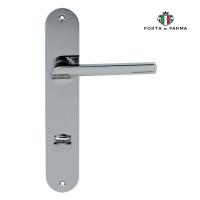 Дверная ручка на планке PORTA DI PARMA Punto Полированный хром 2302.01.WC