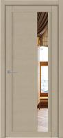 Дверь межкомнатная UniLine 30004 SoftTouch покрытие soft touch кремовый soft touch остекленная