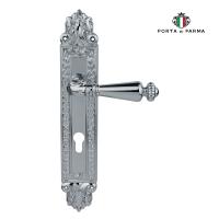 Дверная ручка на планке PORTA DI PARMA Ninfa Полированный хром 2707.01.CYL