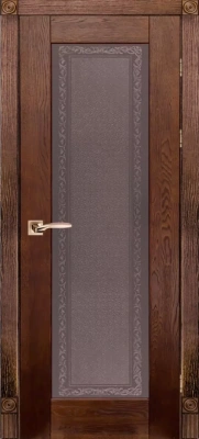 Межкомнатная дверь «Хай-тек №2 ДО» 2000 x 600 Античный орех