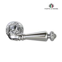 Дверная ручка на розетке PORTA DI PARMA Ninfa Полированный хром 407.01